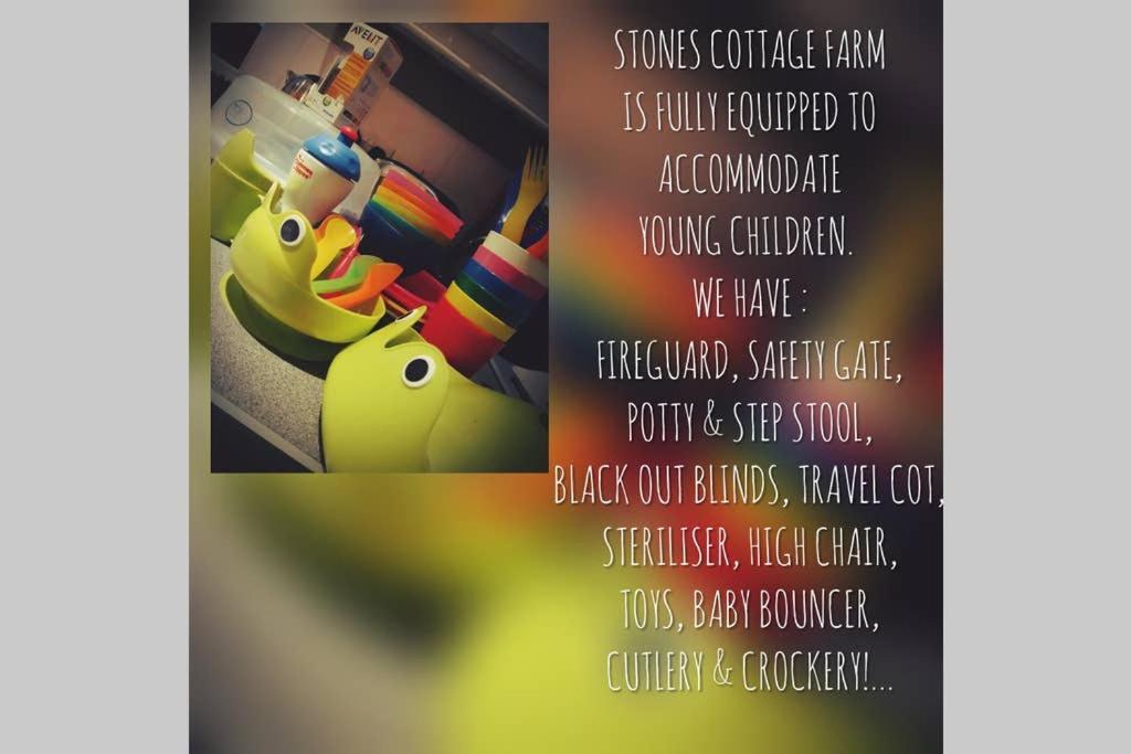 Stones Cottage Farm, Nr Haworth, Family Friendly, Work Friendly, Gaming Barn, Crafting, Free Wifi, Free Parking, Ev Point Oxenhope Buitenkant foto