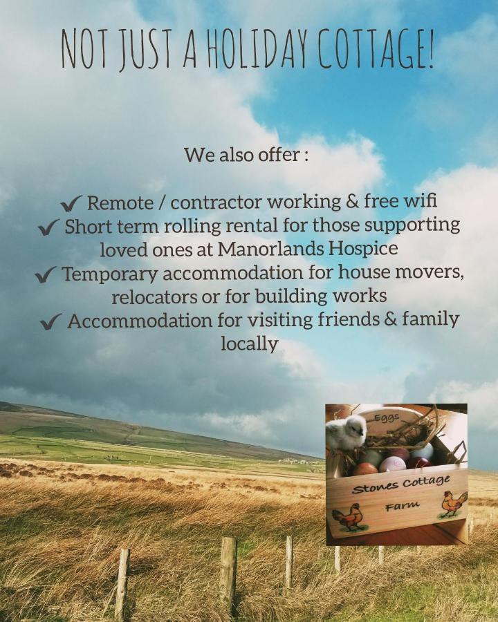 Stones Cottage Farm, Nr Haworth, Family Friendly, Work Friendly, Gaming Barn, Crafting, Free Wifi, Free Parking, Ev Point Oxenhope Buitenkant foto